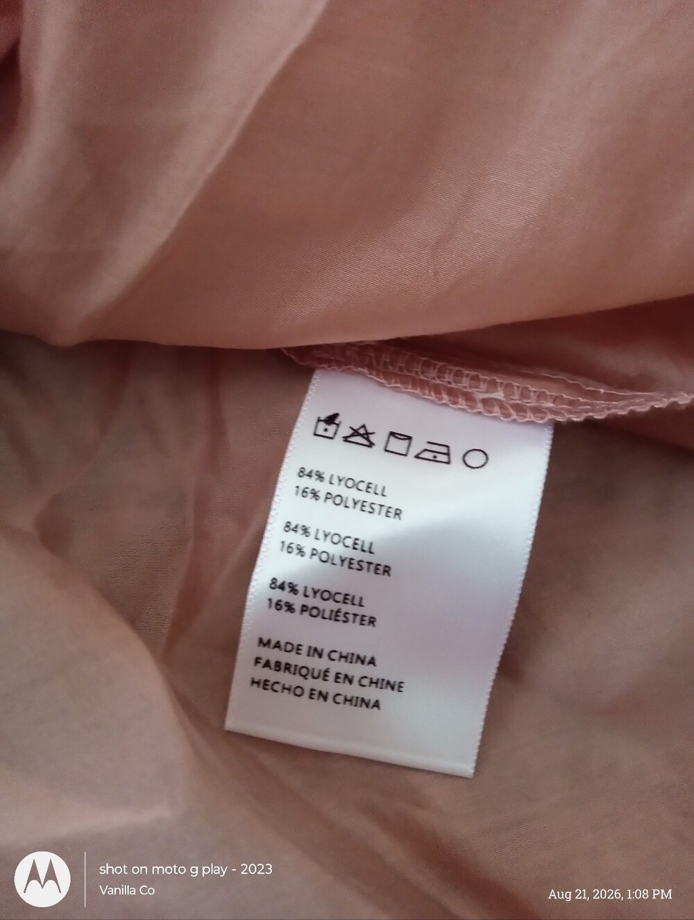 Anthropologie Deep-V Cinched-Waist Kaftan Maxi Rose Pink / One Size - Picture 7 of 8
